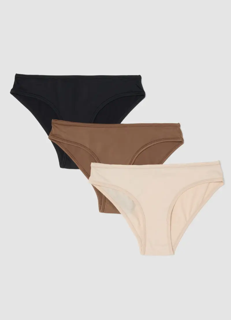 Tripack Slip Multicolor Regular Fit, Donna, Multicolor