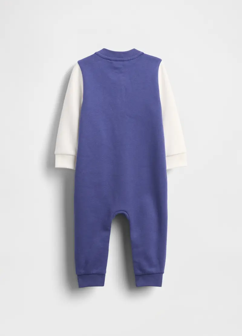Tutina Blu In Misto Cotone Per Neonato, Unisex, Blu miniatura 2