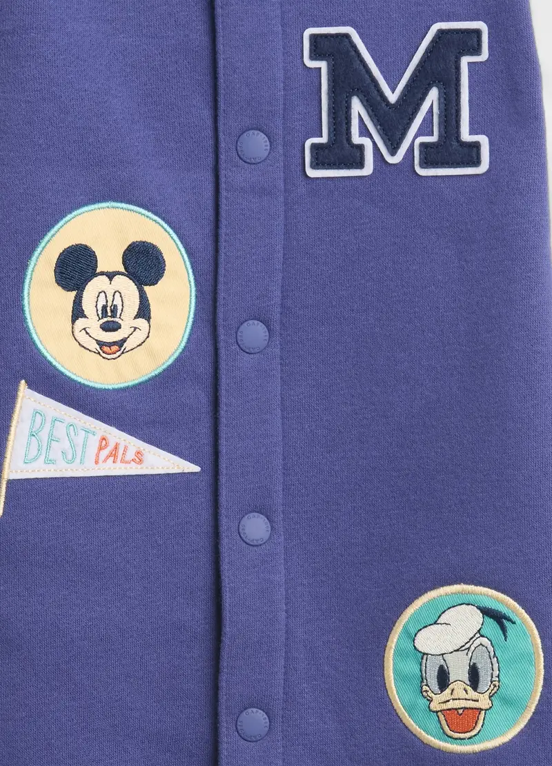 Tutina Blu In Misto Cotone Per Neonato, Unisex, Blu miniatura 3