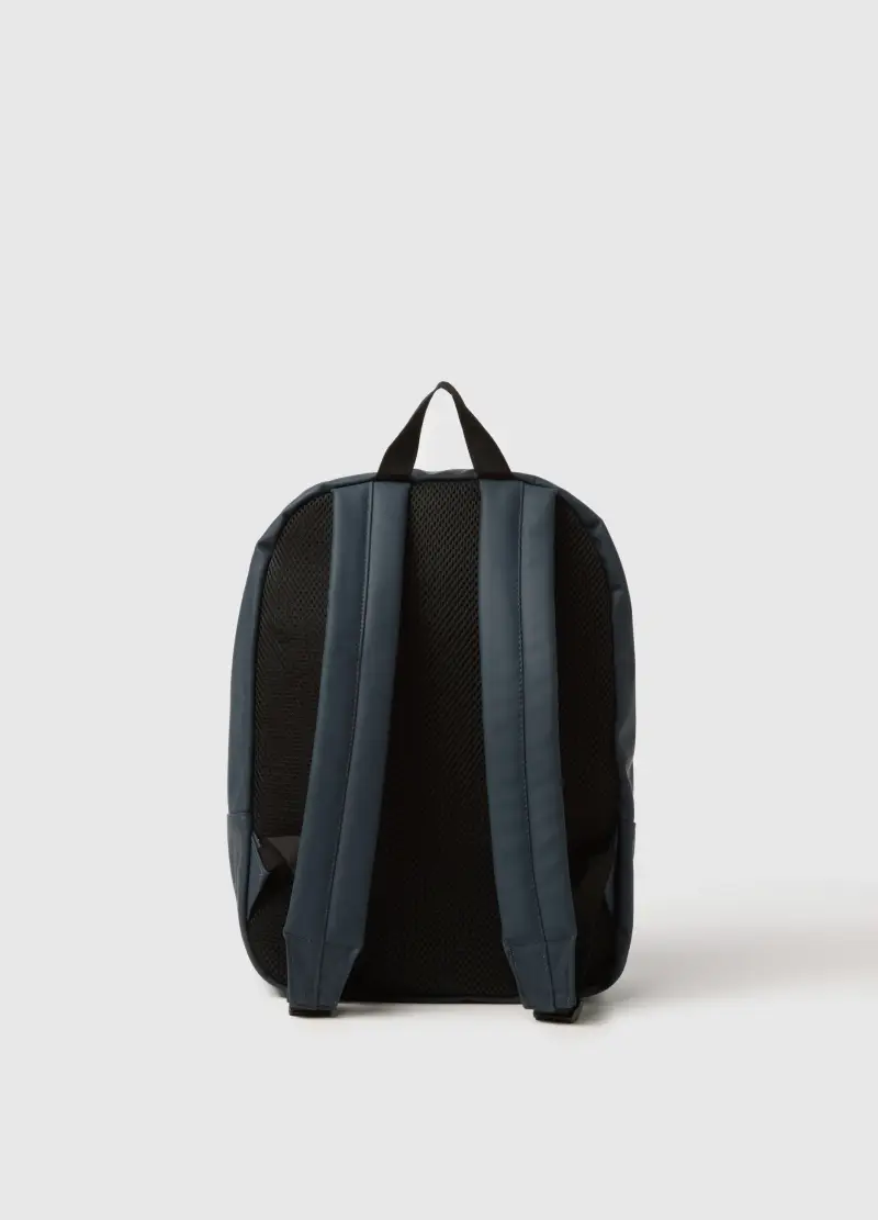 Zaino Blu Con Spallacci Regolabili E Tasca Frontale, Uomo, Blu miniatura 2