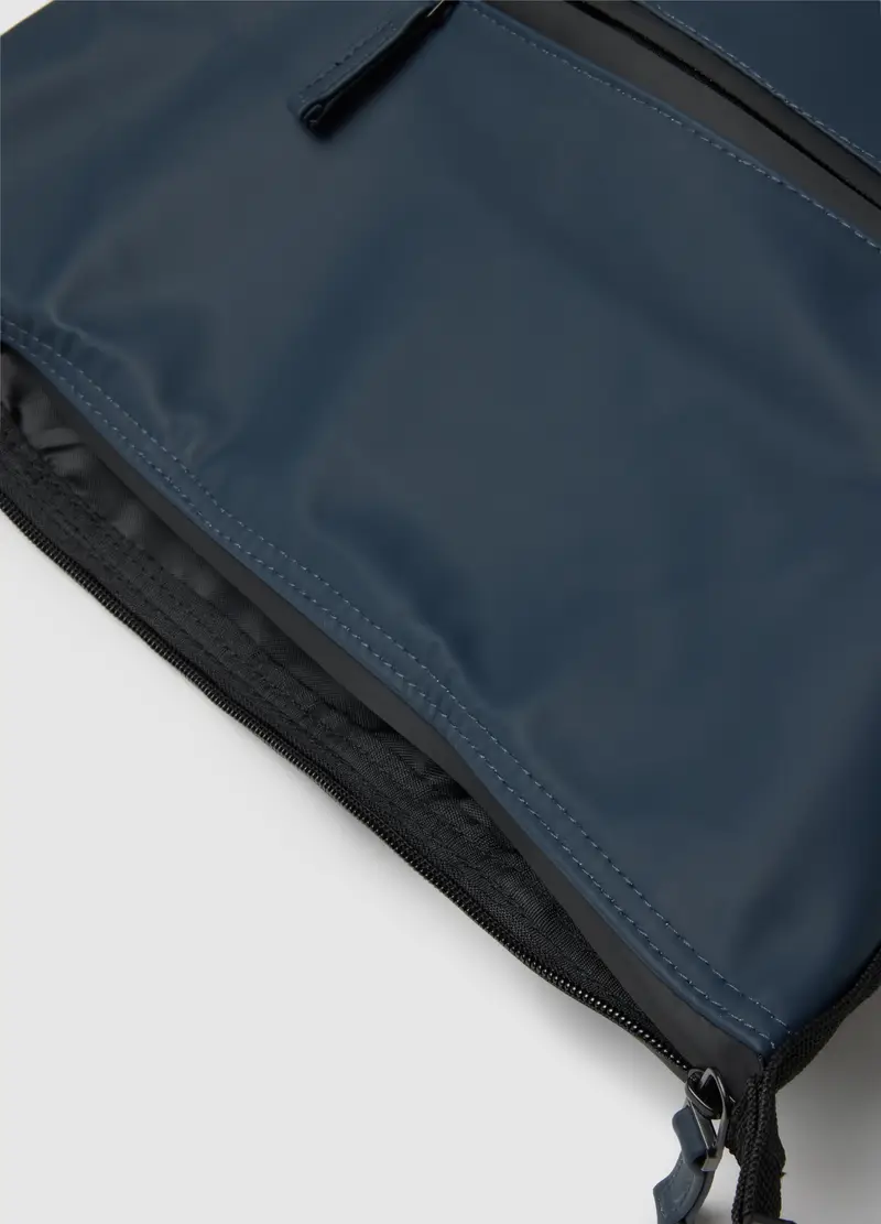 Zaino Blu Con Tasche Interne, Uomo, Blu miniatura 3