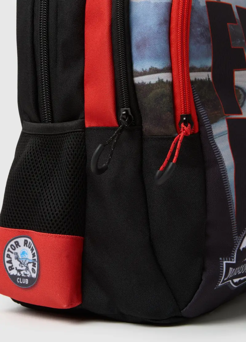 Zaino Da Bambino In Multicolor Con Stampa Raptor, Multicolor miniatura 2