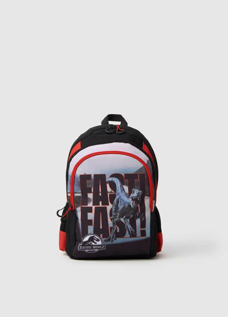 Zaino Da Bambino In Multicolor Con Stampa Raptor, Multicolor