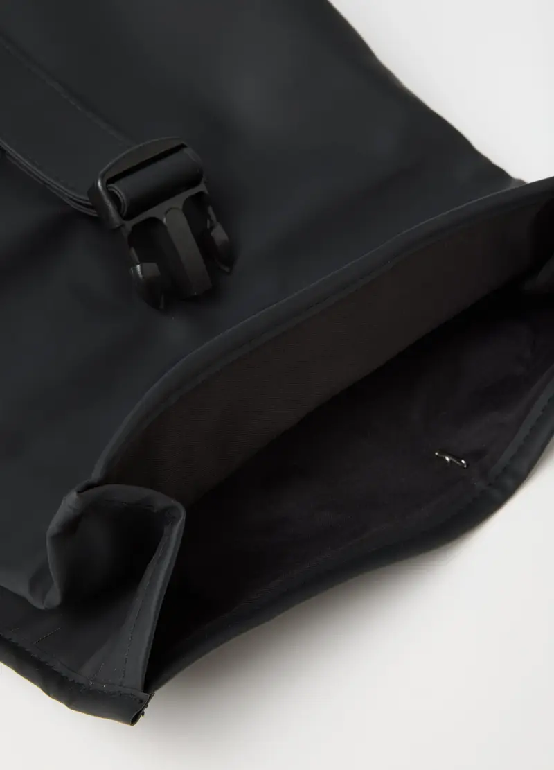 OVS, Zaino Nero Con Chiusura A Clip, Donna, Nero, Taglia: ONE SIZE miniatura 2