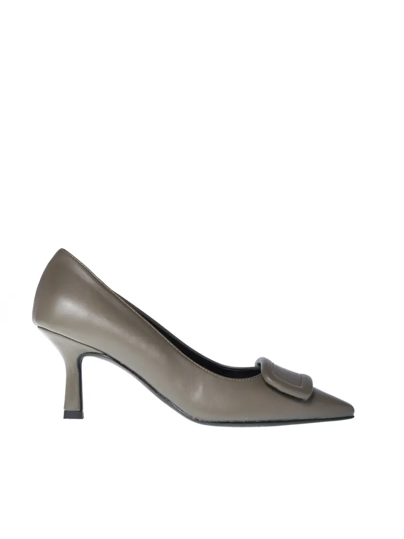 scarpa da donna Ovye decollete in similpelle Grigio miniatura 2