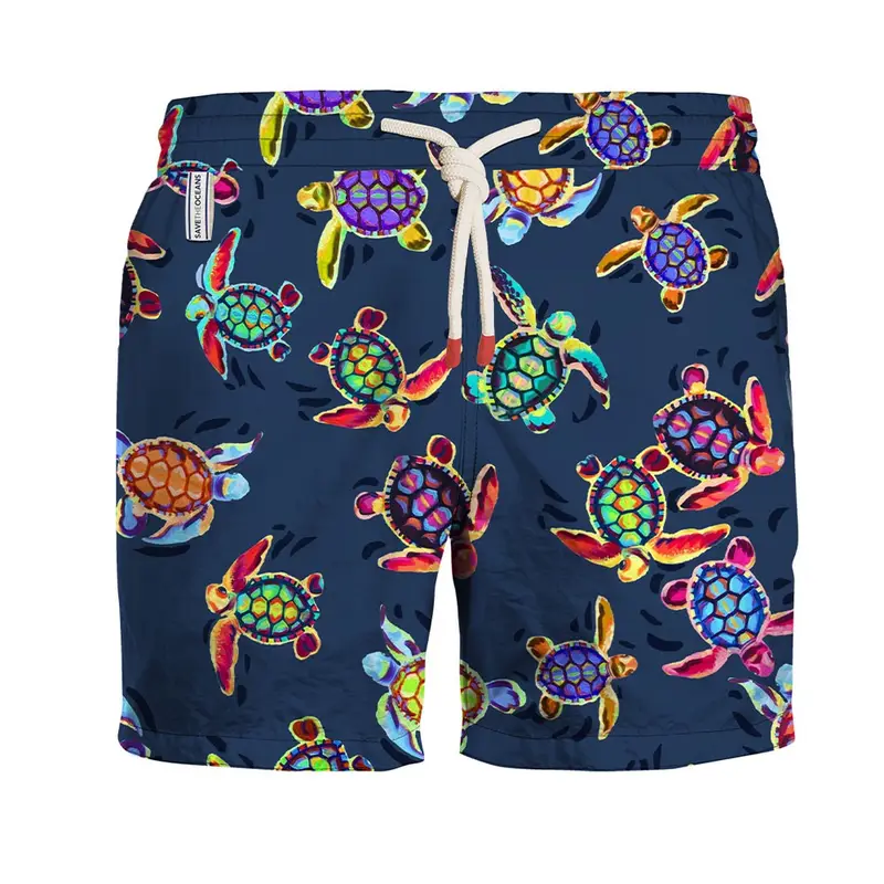 Costume Boxer Tartarughe Blu Uomo L