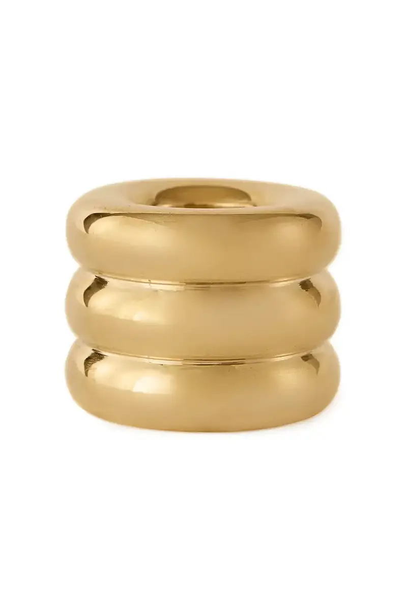 candeliere decorativo Savi 4 x 4 x 4 cm colore giallo