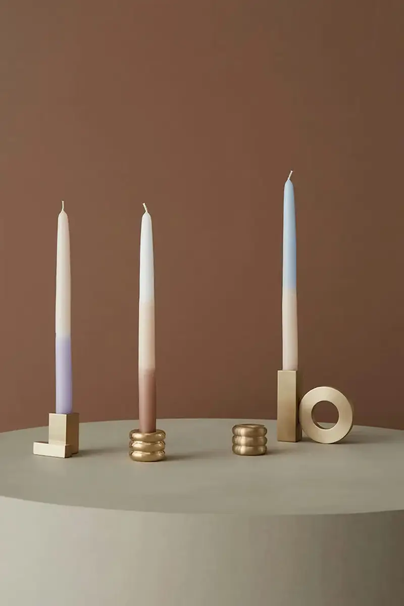 candeliere decorativo Savi 4 x 4 x 4 cm colore verde miniatura 2