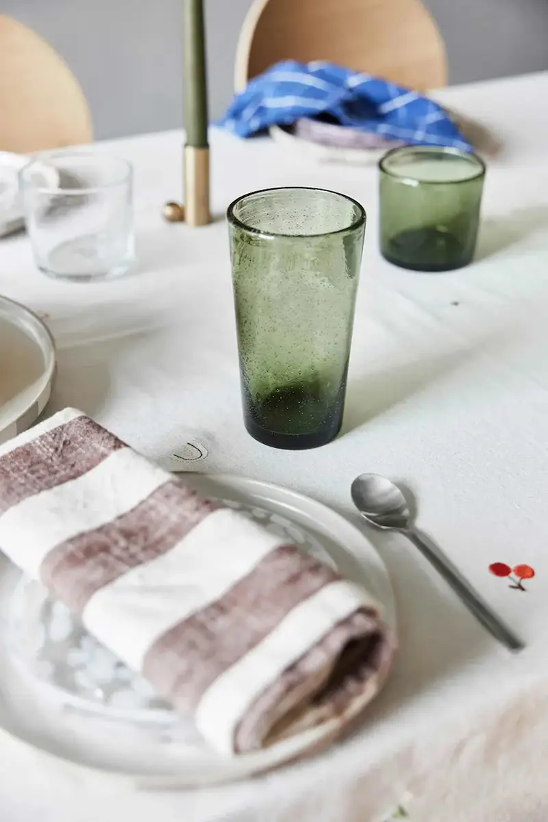 set bicchieri Kuki 330 ml pacco da 4 colore verde miniatura 2