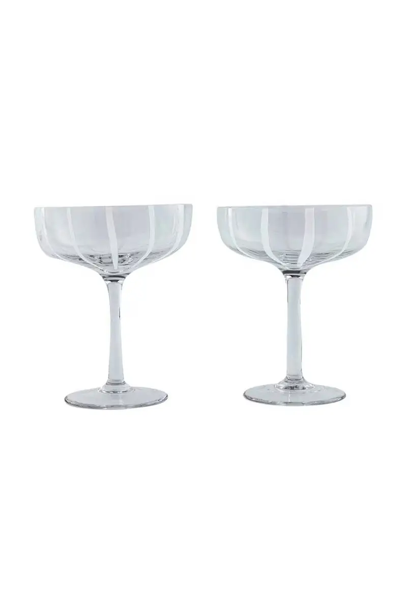 set calici per il champagne Mizu pacco da 2 Transparente