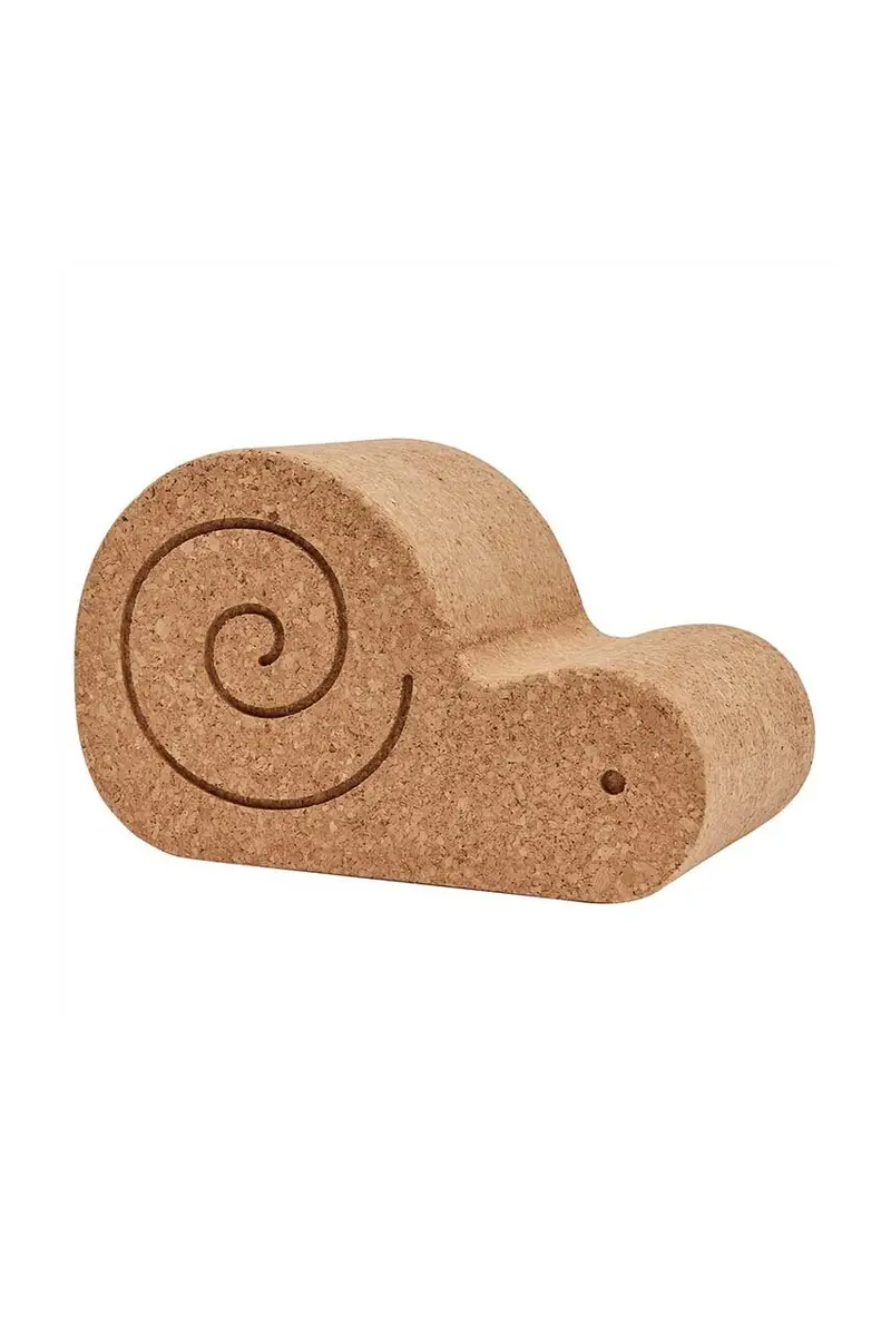 sgabello Cork Sally Snail Marrone miniatura 2
