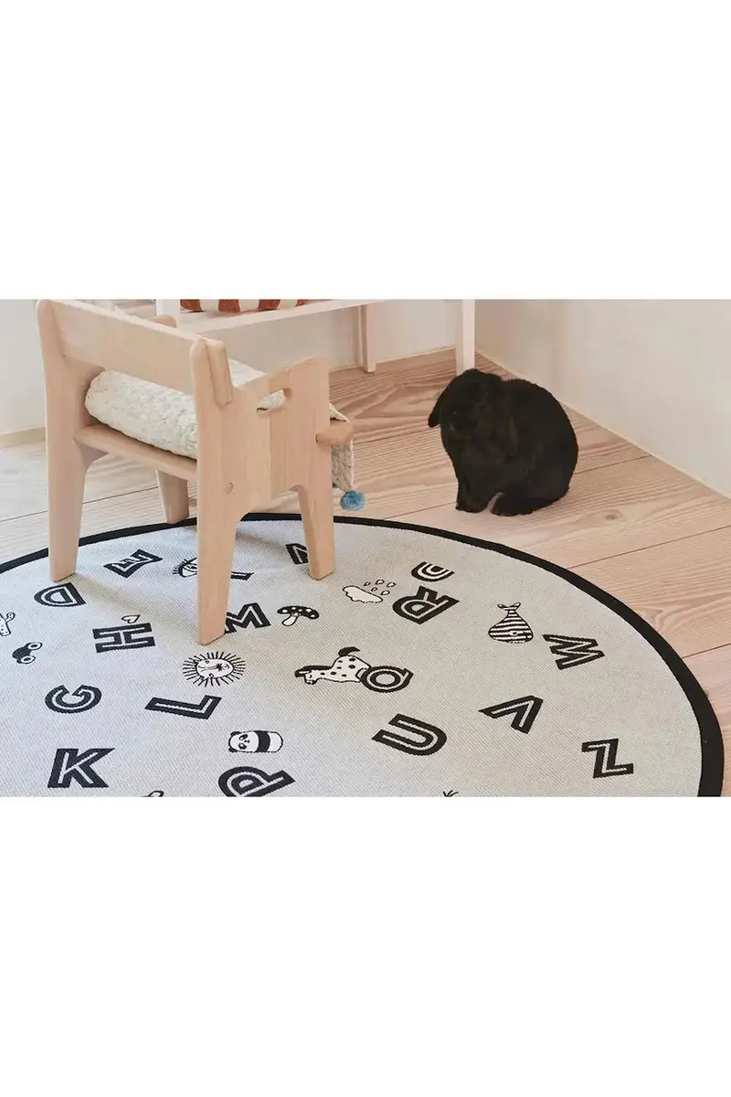 tapetto The Alphabet Rug O120 cm Multicolore miniatura 2