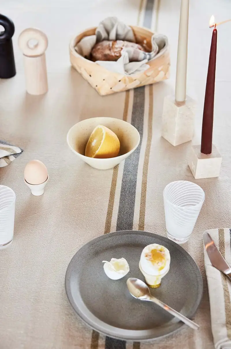 tovaglia in cotone 200 x 140 cm Multicolore miniatura 3