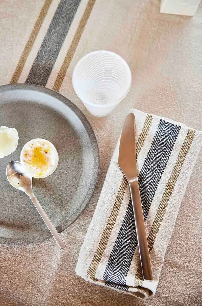 tovaglia in cotone 200 x 140 cm Multicolore miniatura 4