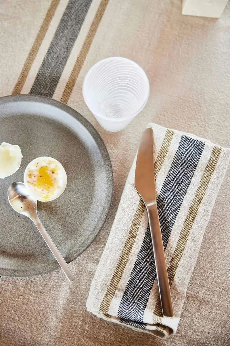 tovaglia in cotone Linu 260 x 140 cm Multicolore miniatura 4