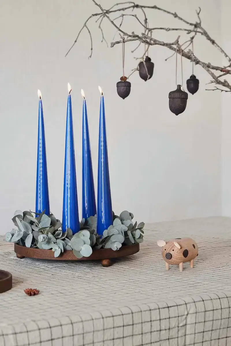 vassoio decorativo Inka 30 x 30 x 4, 7 cm colore marrone miniatura 2