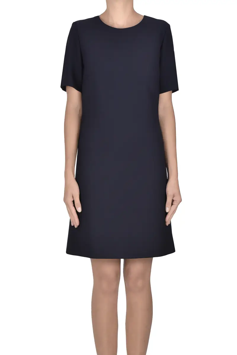 Abito svasato in misto lana