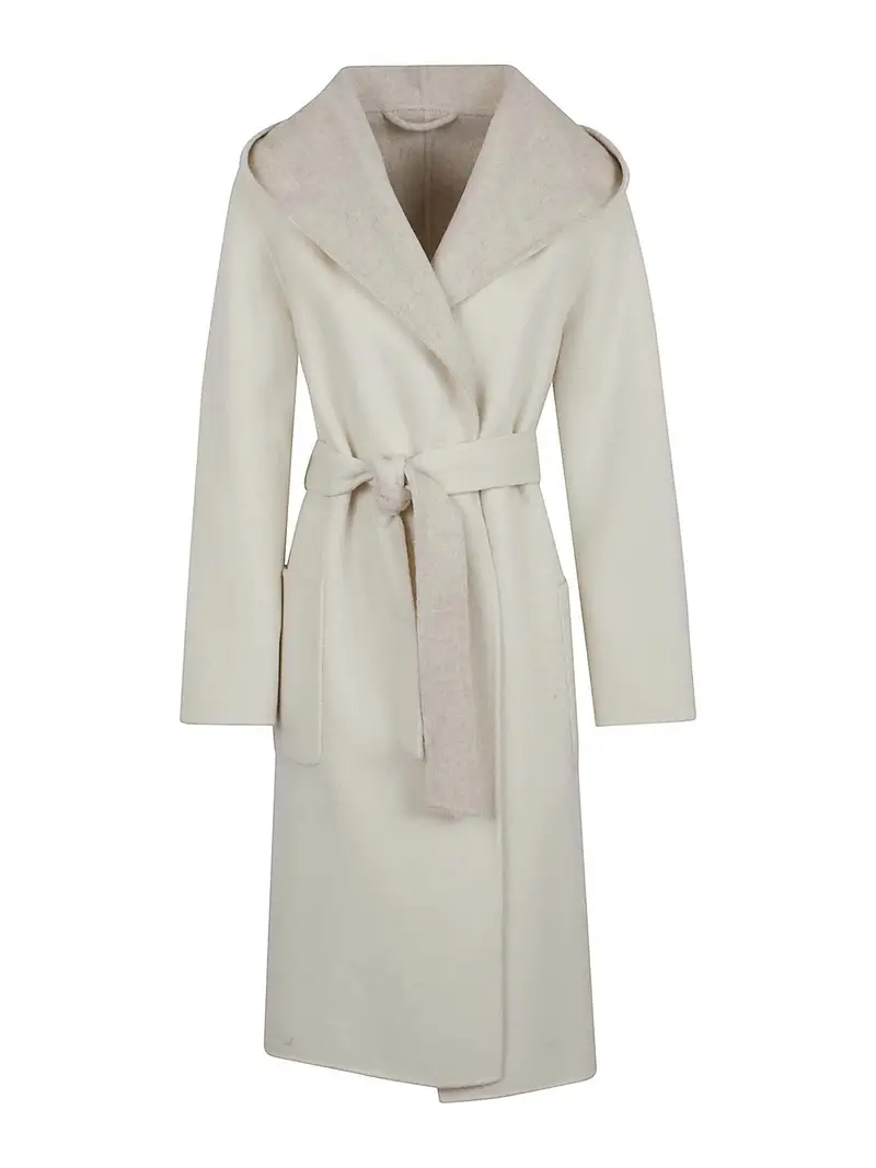 . Cappotto - Double Bicolore Reversibile Bianco