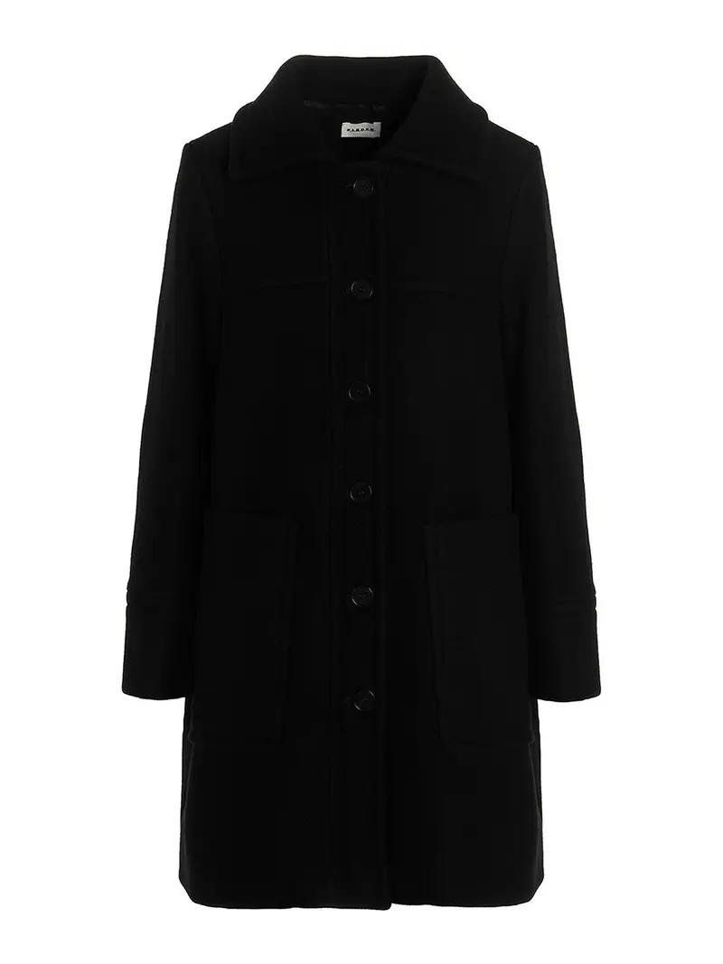 Cappotto Lanna Nero