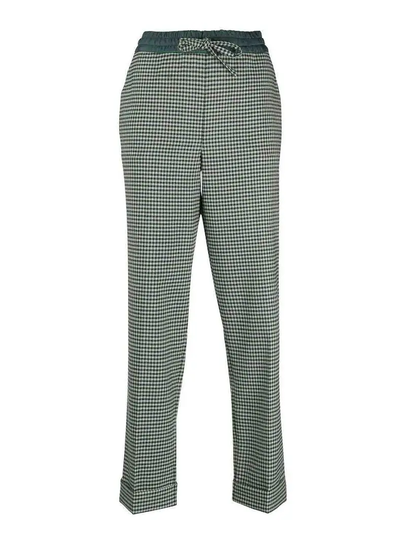 . diamine pantaloni corti affusolati Verde