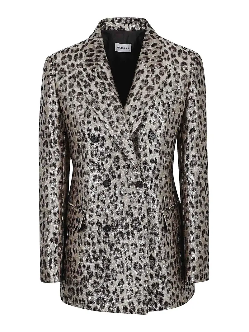 Giacca Doppiopetto - Jacquard Maculato Animalier