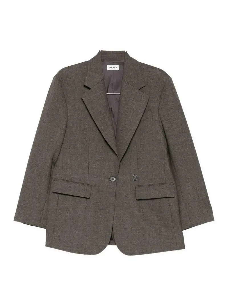 Giacca Over Powo Marrone