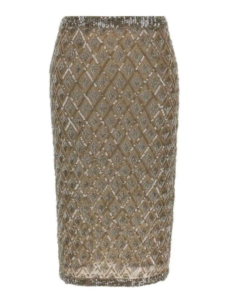 . Gonna dorata Beige