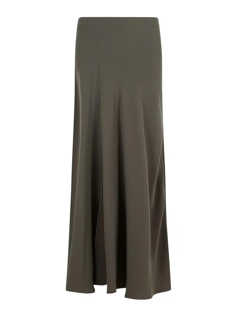 . Gonna lunga da poker in poliestere grigio