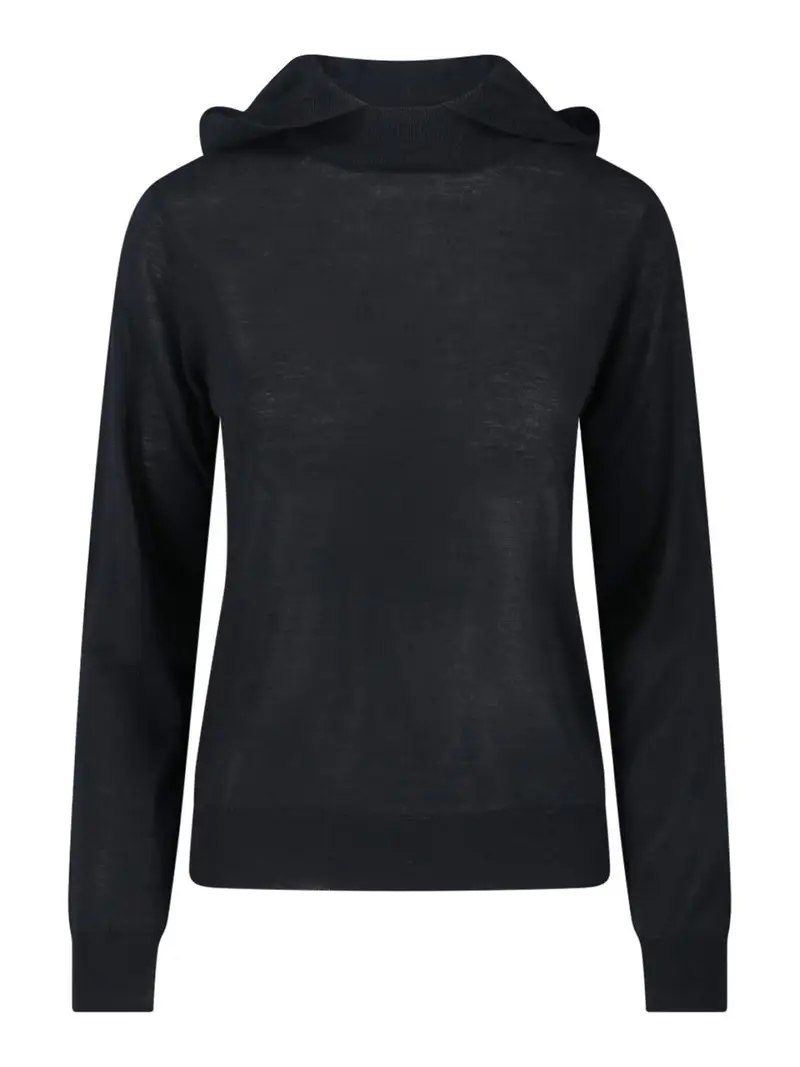 Maglia Con Cappuccio Nero
