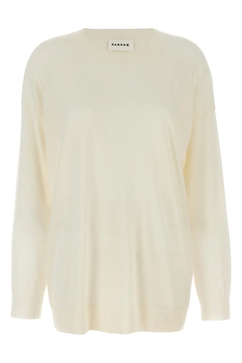 Maglia Girocollo Bianco