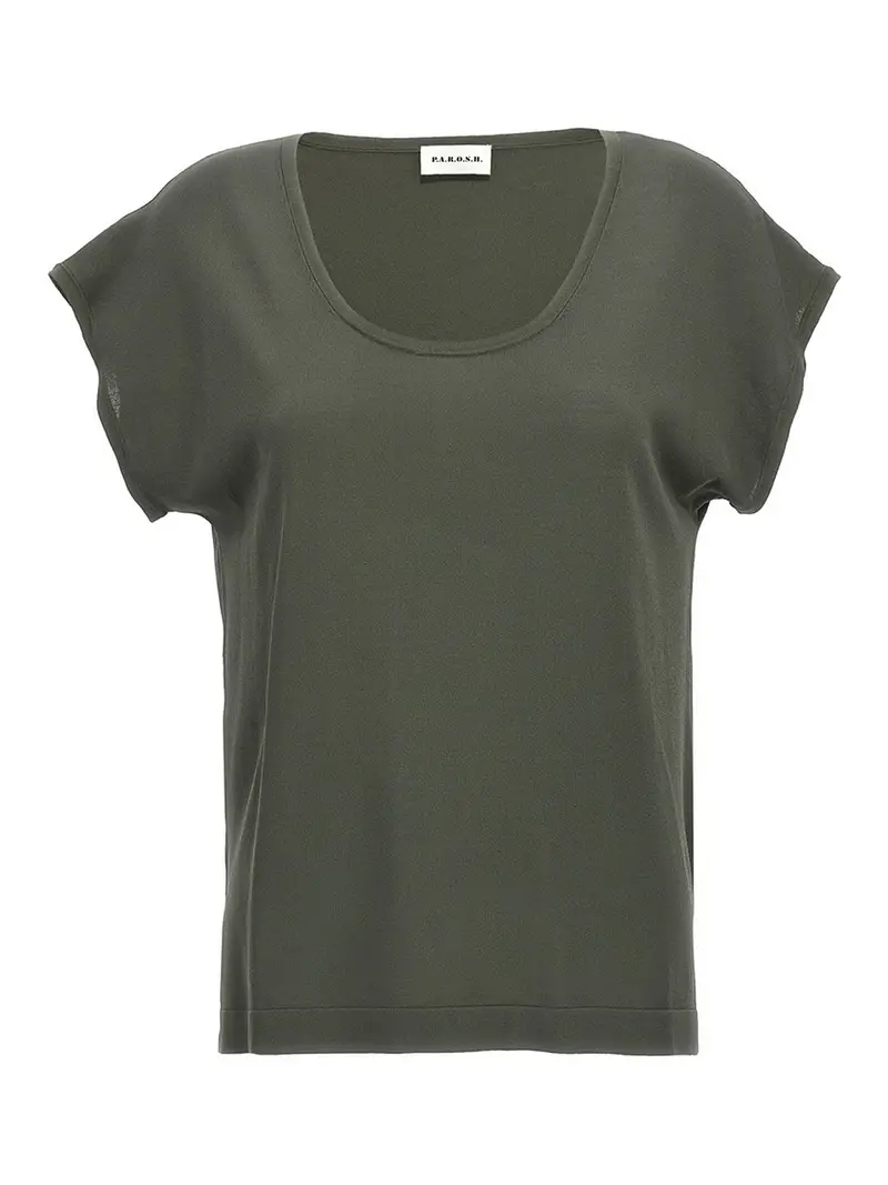 . maglietta rossa Verde