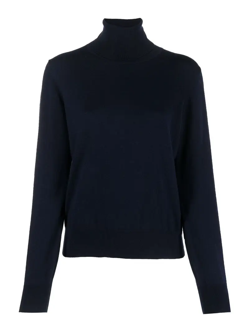 . Maglione a collo alto Blu