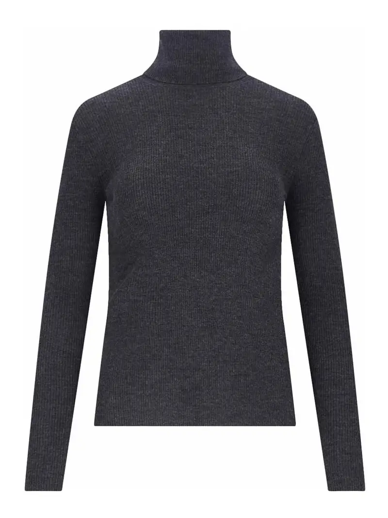 Maglione A Collo Alto Grigio