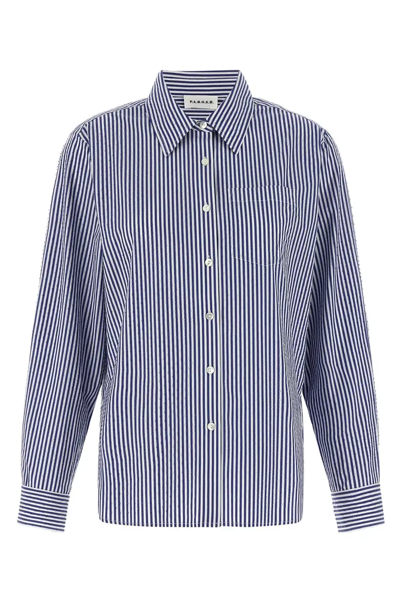 P A R O H Camicia Cashine Blu