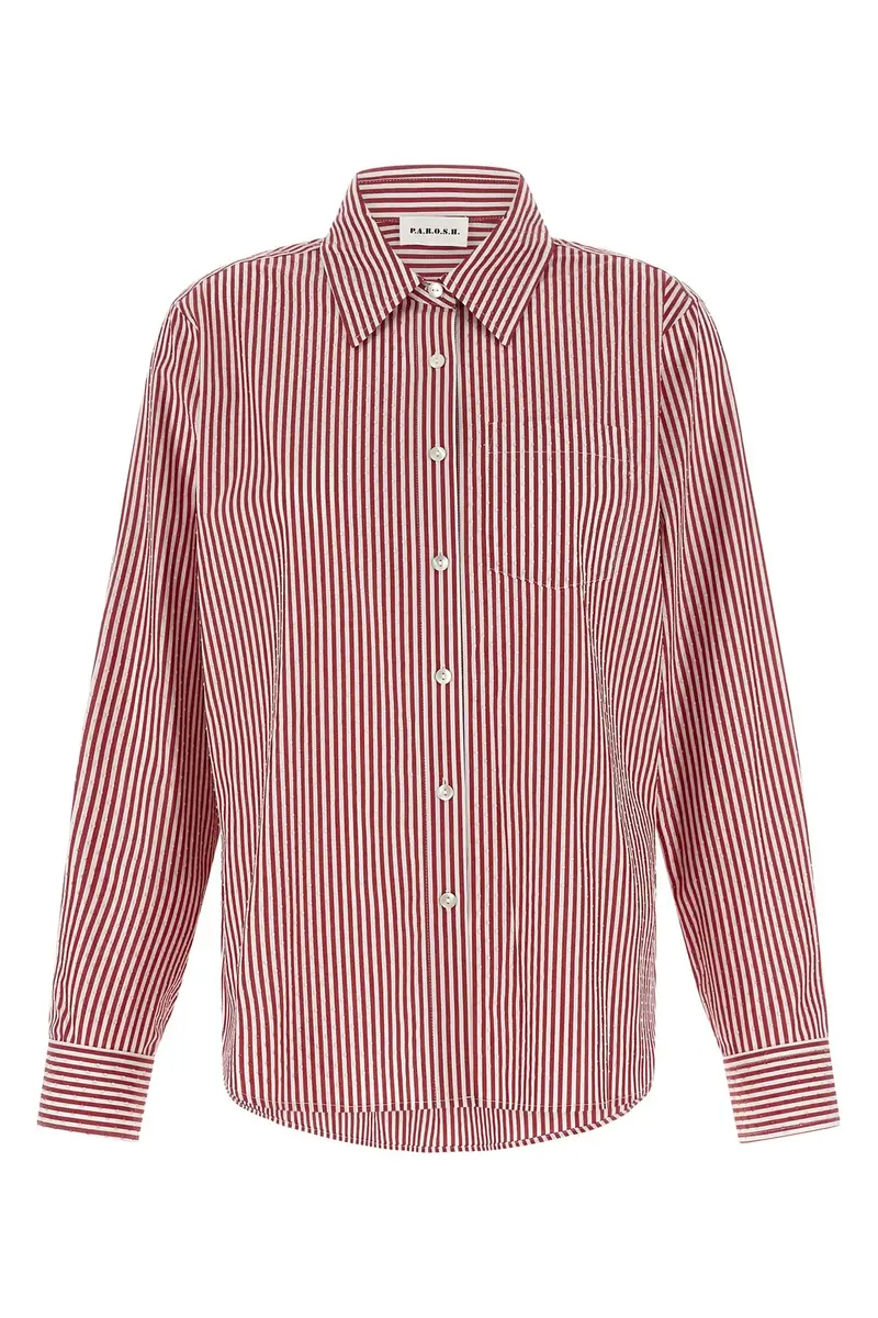 P A R O H Camicia Cashine Rosso