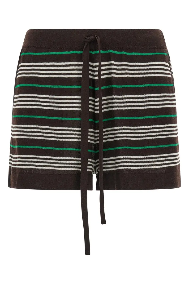 P A R O H Short Listripes Marrone