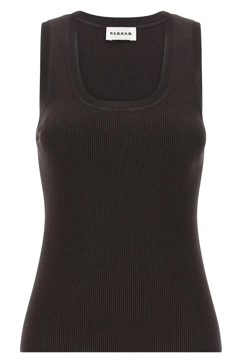 P A R O H Top Cipria26 Marrone