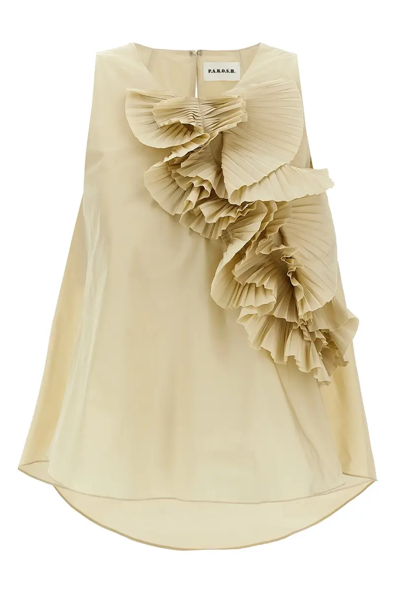 P A R O H Top Pimpy Beige