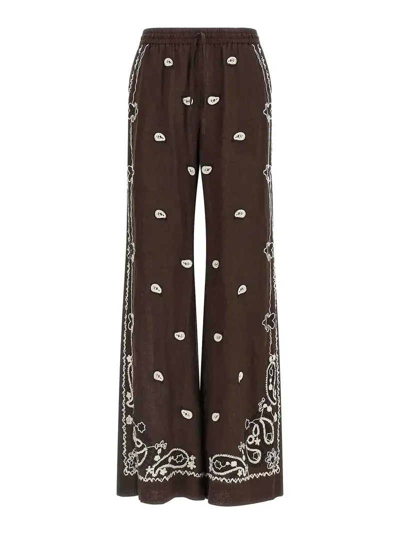 Pantaloni Beach26 Marrone