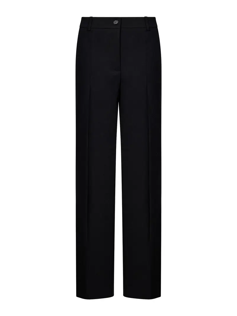 Pantaloni sartoriali a gamba dritta Nero