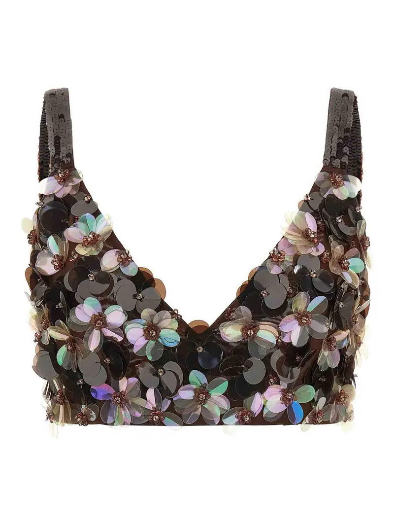 Parte Top della palestra Marrone