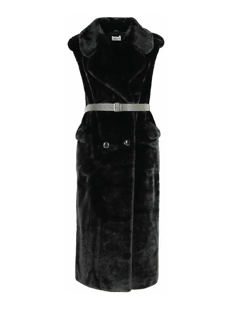 . Pelliccia in finto nero