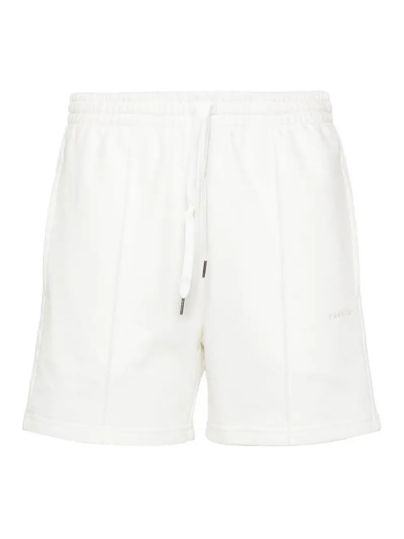 . Shorts in jersey a righe Bianco