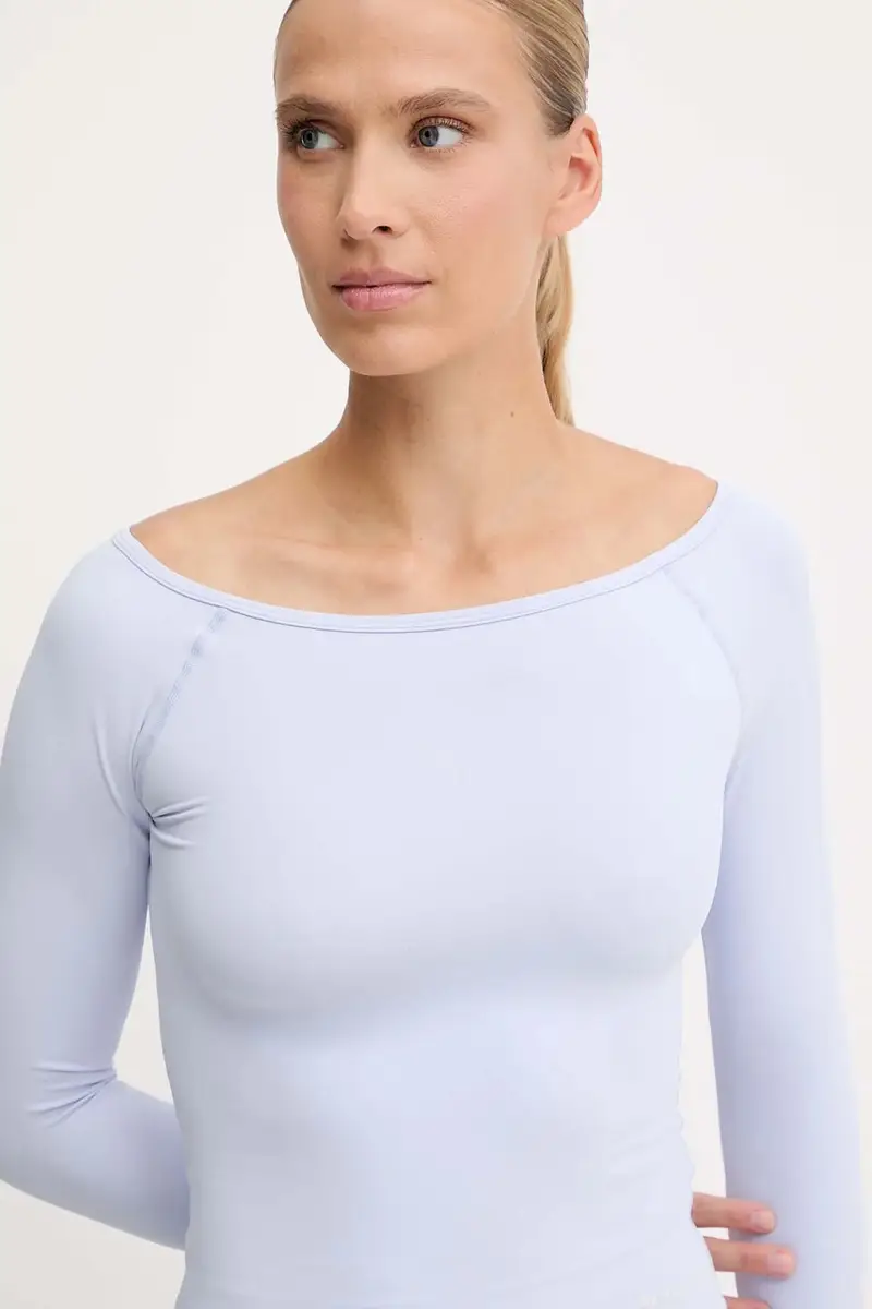 camicia a maniche lunghe Aura colore blu 253L136 miniatura 4