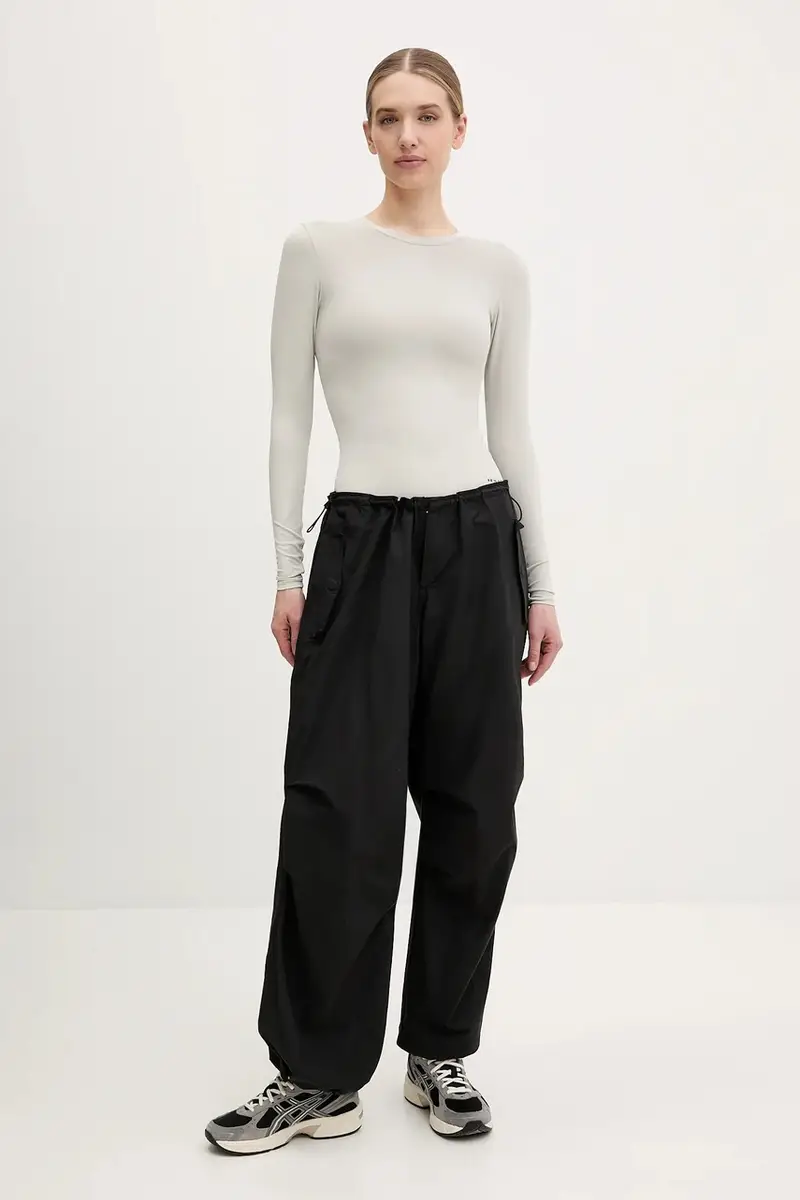 camicia a maniche lunghe Foundation donna colore grigio 243L265 miniatura 2