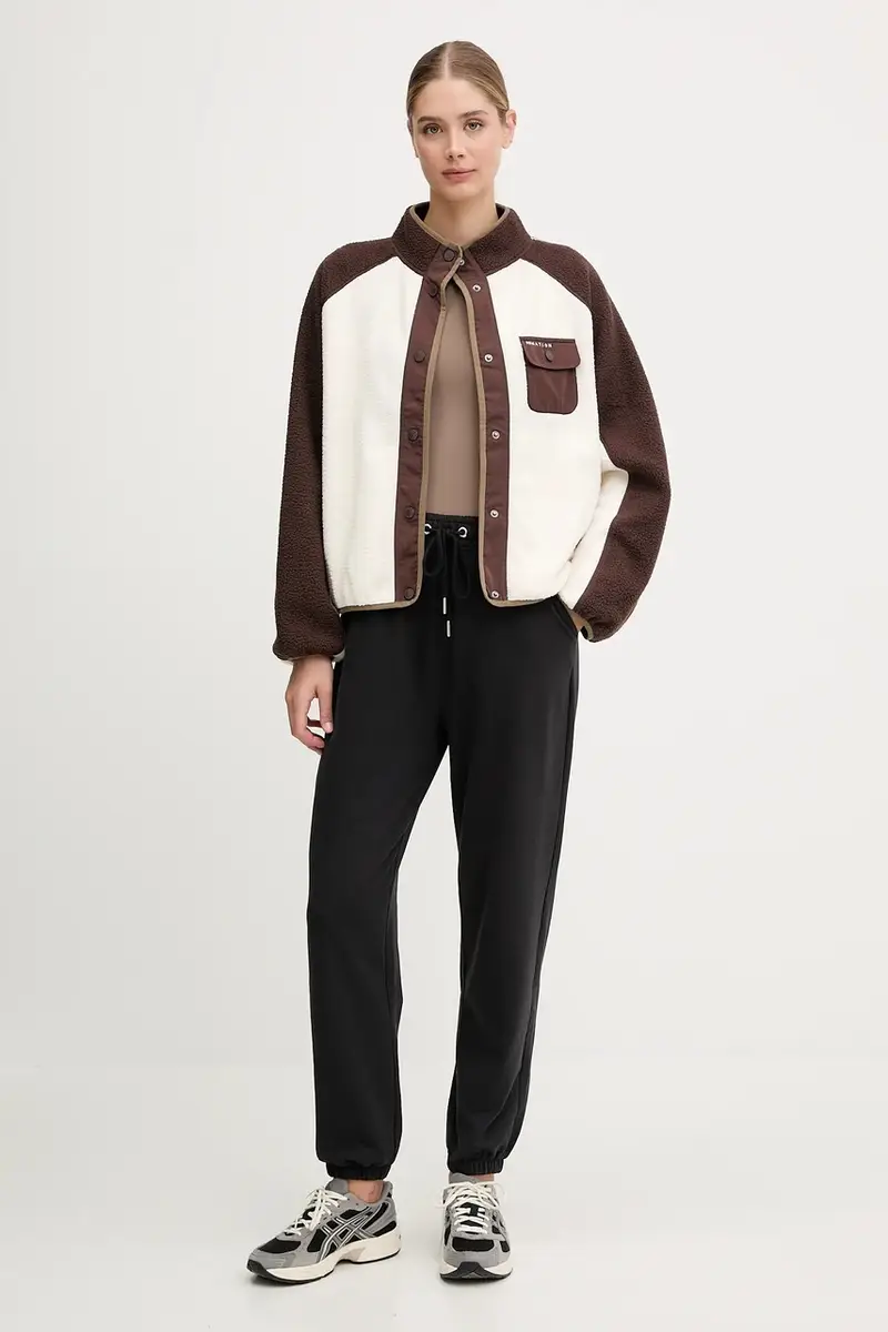 camicia a maniche lunghe Foundation LS donna colore grigio 243L265 Marrone miniatura 2