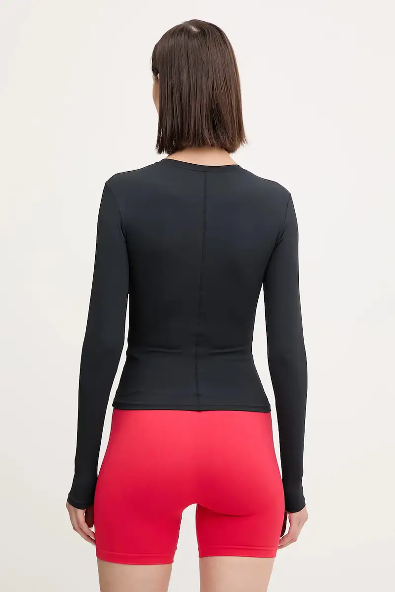 camicia a maniche lunghe Foundation LS donna colore grigio 243L265 Nero miniatura 3