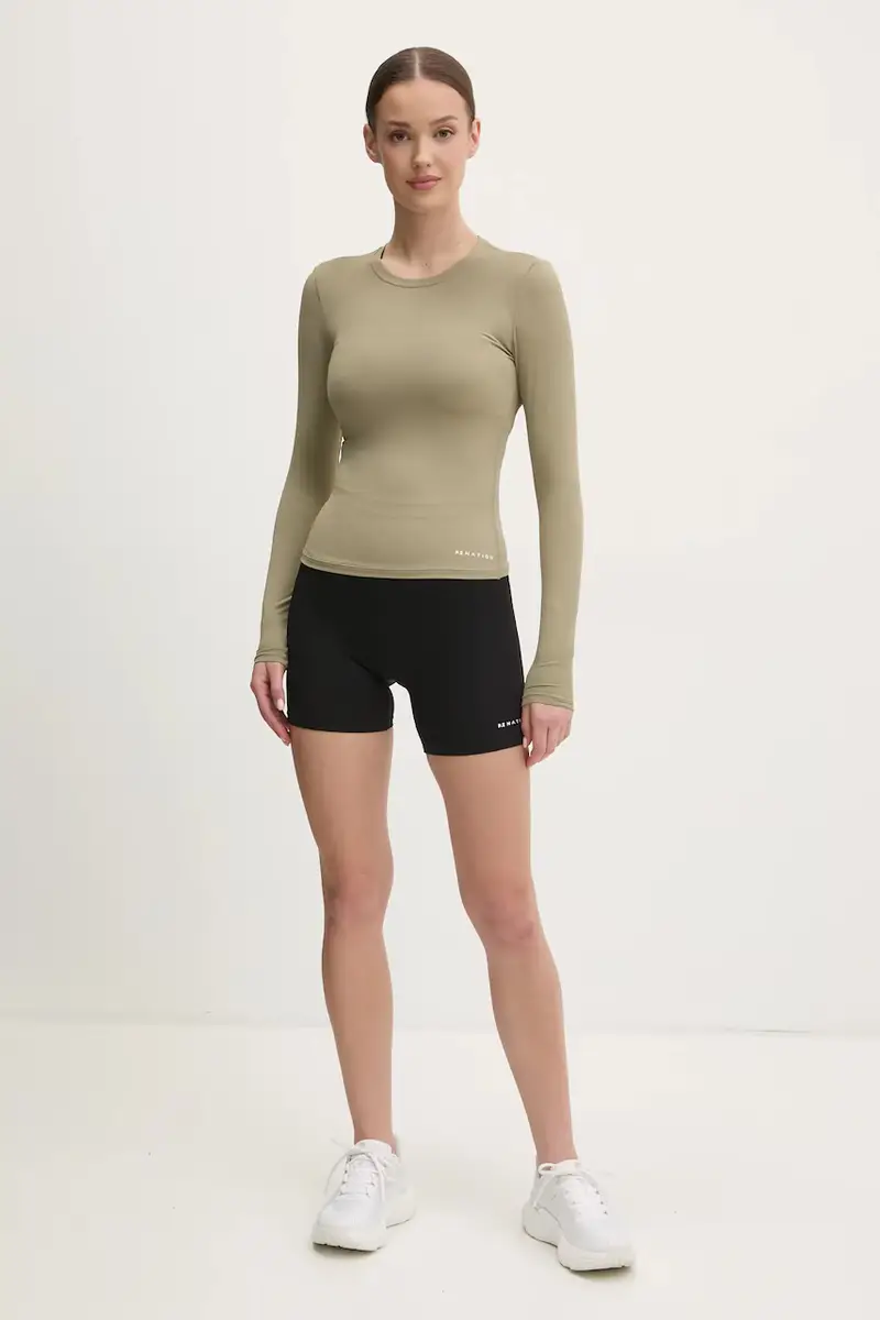 camicia a maniche lunghe Foundation LS donna colore verde 243L265 miniatura 2