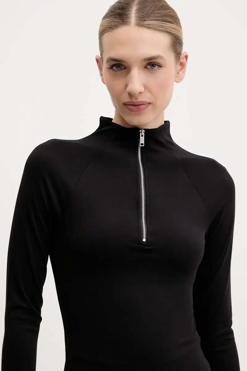 camicia a maniche lunghe Routine donna colore nero 251L160 miniatura 4