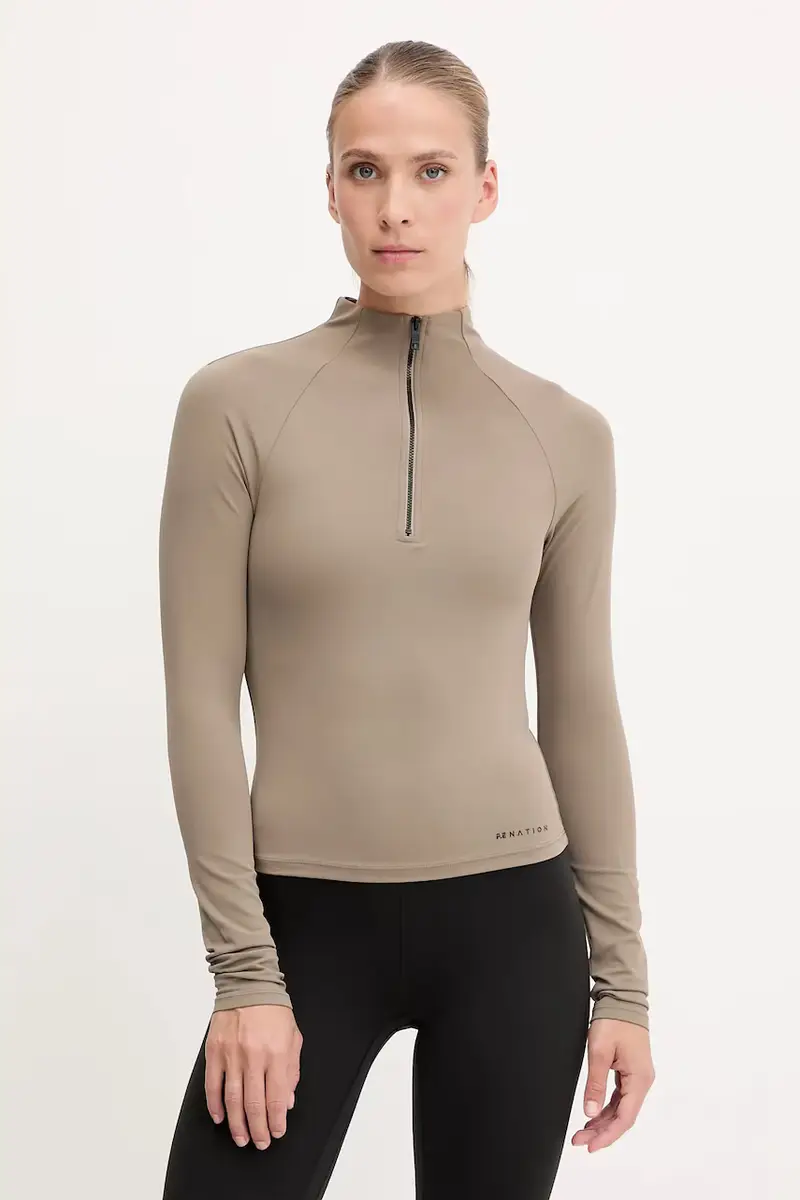 camicia a maniche lunghe Routine donna colore nero 251L160 Beige